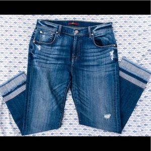 NWOT** 7 For All Mankind Jeans with Fringe